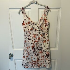 Patagonia cotton cream floral poplin sundress dress Amaia women’s 4 s small